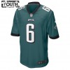Maillot Philadelphia Eagles DeVonta Smith 6 Nike Vert 2021 NFL Draft - Enfant